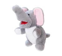 Muñecas de mano de animales: 25 cm de peluche con boca móvil, muñeca duradera para juegos de fantasía, narración de historias, espectáculos de teatro de marionetas, aprendizaje interactivo, regalo de