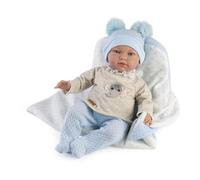 Muñecas Guca Muñeco Bebé Marc de 42 Cm con Manta