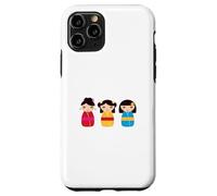 Muñecas Kokeshi japonesas tradicionales Carcasa para iPhone 11 Pro