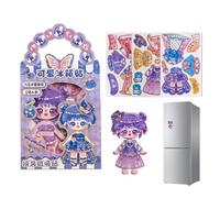 Muñecas magnéticas para vestir - Objeto de colección imaginativo - Juguete con imanes para vestir - para casa, aula, fiesta, amantes de la moda, coleccionistas de edad