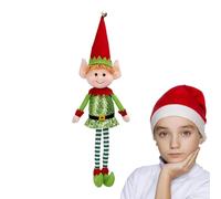 Muñecas para Navidad | Decoración de Navidad Linda con Patas Grandes para árbol - Accesorios Ambiente para Chimenea Apoyos de Ventana Dormitorio Salón Mesa de Comedor Terraza Porche Boda
