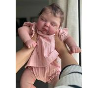 Muñecas Reborn 20 Pulgadas Lindas Muñecas Reborn para Niñasinilo de Silicona Cuerpo Completo Realistas para Recién Nacidos para Dormir con Ropa y Rosa Linda de la Vida Real