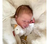 Muñecas Reborn Bebes Reborn Muñeca de bebé Reborn Niño 19 Pulgadas Hecha a Mano Cuerpo de algodón Suave Se ve y se Siente como un bebé Realista de la Vida Real