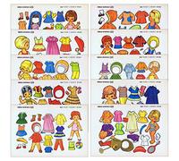 MUÑECAS RECORTABLES. SERIE MARY CARMEN 501 A 510. Completa.. Boga. Oferta