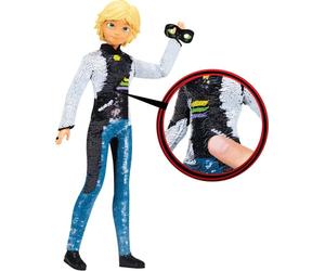 Muñeco articulado Adrien que se transforma en Cat Noir de Miraculous