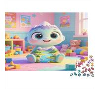 Muñeco Caricaturesco Lindo Puzzle de 1000 Piezas para Adultos Papel Habitación Infantil Luminosa Juego de Puzzle 1000 Piezas Relajante Hogar 52x38cm/1000pcs