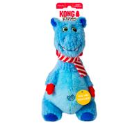 Muñeco con bola de cuerda para perro - KONG Knots Belly Hippo - Edición de Navidad - Tamaño: M/L