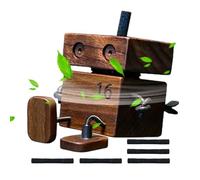 Muñeco De Madera con Pies Movedizos,Figura Mecánica De Hombre con Pies Bailarines | Decoración Juguetona De Madera para Hogar Dormitorio Oficina Ventilación De Aire