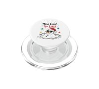 Muñeco de Nieve Divertido Too Cool to Last Winter Feliz Navidad PopSockets PopGrip para MagSafe
