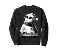 Muñeco de Nieve DJ con Gafas de Sol Festival de Música de Sudadera