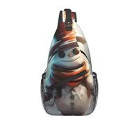 Muñeco De Nieve Extraño Bolso De Pecho Bandolera Mochila Cruzada Bandoleras Bolso Cruzado Para Uso Diario Hombres Viajar