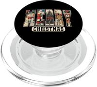 Muñeco de Nieve Feliz Navidad Papá Noel Reno Cascanueces muñeca PopSockets PopGrip para MagSafe