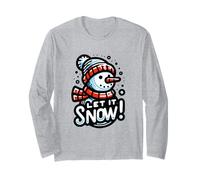 Muñeco de Nieve Let It Snow (Doodle Art) Manga Larga