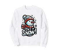 Muñeco de Nieve Let It Snow (Doodle Art) Sudadera