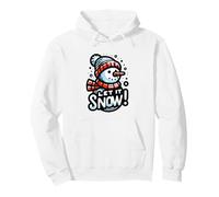 Muñeco de Nieve Let It Snow (Doodle Art) Sudadera con Capucha
