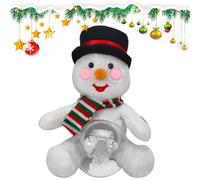 Muñeco De Nieve Musical De Peluche - Muñeco De Nieve De Navidad Cantando, Juguete Suave De Muñeco De Nieve De Navidad | Juguete De Peluche Muñeco De Nieve Cantando Y Bailando, Adornos De Peluche De