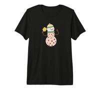 Muñeco de Nieve Pickleball Camiseta Premium