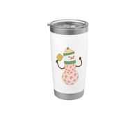 Muñeco de nieve Pickleball Vaso térmico de acero inoxidable de doble pared