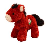 Muñeco De Peluche De Caballo Del Año, Figura De Peluche Equina Del Zodiaco 2026, Juguete Suave Y Cómodo, Peluches De Corcel Lunar De La Suerte, Animal Coleccionable Horóscopo Chino, Figura De Tela