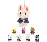 Muñeco de peluche Stray Kids 12cm, Stray Kids SKZ ATE SKZoo Llavero y Colgante de Mochila, Regalo de Cumpleaños para Niños y Fans (Foxy.ni)