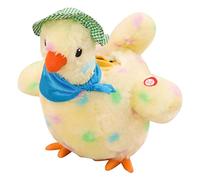 Muñeco Eléctrico Interactiva Peluche Que Baila Ilumina Efectos Enseña Canciones Diseño Educativo Material Suave Adecuado para Niños, Amarillo
