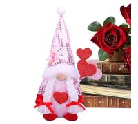 Muñeco Enano de San Valentín - Figura romántica de para decoración de Temporada de Escritorio, Dormitorio, Sala de Estar, Estudio, estantería, Mantel, Vitrina, mesita de