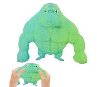 Muñeco Indestructible Gorila Antiestrés - Mono de Látex Resistente, Juguete Sensorial Squeeze para Aliviar Estrés y Ansiedad, Regalo para Niños y Adultos - Gorila Antiestrés Irrompible, Relax TDAH