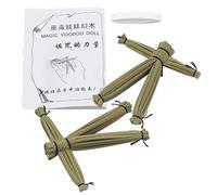 Muñeco vudú mágico para niños | Magician Magic Show Props Juguetes aterradores para niños, Adultos - Muñecas Paja extrañas naviñas para el hogar, la Escuela