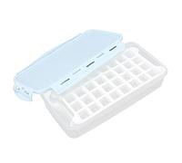 MUNEFE 1.7L Double Layer Ice Cube Tray, Ice Cube Box and Tray Set, Ice Cube Making Mold for Family Kitchens, Dessert Shops and Restaurants, Etc