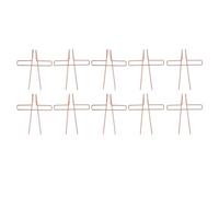 MUNEFE 10 clips metálicos para libros de música, clips para libros de partituras de piano, soporte para páginas de música, adecuados para partituras de piano, libros de texto, (Pink Gold)