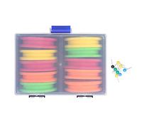 MUNEFE 10pcs de Espuma pesquera, Espuma de Tablero de bobinado, carretes de línea de Espuma, Adecuado para almacenar y Transportar líneas de Pesca