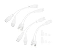 MUNEFE 2Set PoE Adapter Cable, PoE Injector Cable, PoE Connectors Cable, Suitable for Stable and Fast Transmission