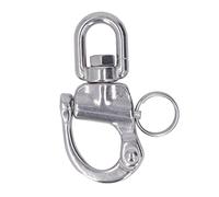 MUNEFE 360 Degree Rotation Snap Shackle, Stainless Steel Snap Shackle, Boating Snap Shackles for Marine Boating and Sailing