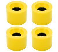 MUNEFE 4pcs cojinetes de Ruedas de Skateboard, Camiones y Ruedas de Skateboard, skatel de Ruedas de Longboard para patinetas, longboards o Tablas de Crucero (Noir) (Vert) (Bleu) (Jaune)
