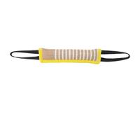 MUNEFE Almohada para morder, Almohada para Tirar de la Cuerda, Juguetes de Entrenamiento para morder, Adecuada para el Entrenamiento con Refuerzo Positivo. (Reflective Handle Yellow Edge)
