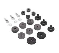 Munefe Cymbal FIENTE SET, accesorios de reemplazo de platillo, soporte de embrague de fieltro de placillo con tuerca de acero inoxidable para tambores (21 por ciento)