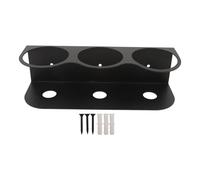 MUNEFE Estante de almacenamiento para botellas de spray, soporte para latas de spray resistente, organizador de botellas de montaje en pared para acomodar varios tipos de (3 taza)