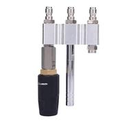 MUNEFE Juego de boquillas de lavado suave ajustables aguas abajo, puntas de disparadores de boquilla giratoria, punta de jabón de largo alcance para lavadora a presión de 3 7 GPM