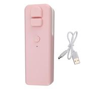 Munefe Mini Bag Seller, sellador de bolsa recargable USB, sellador de 2 en 1 bolsa y cortador adecuado para bocadillos de plástico (400 mAh) (Blanco) (Gris) (Rosa)