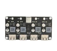 MUNEFE Módulo De Carga Rápida, Placa Convertidora De Carga USB De 4 Vías, Placa Reguladora De Fuente De Alimentación del Módulo De Carga para Carga De Teléfono Celular