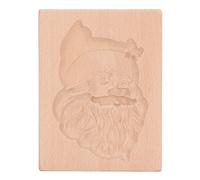 MUNEFE Molde para galletas de tallada, molde para sellos de prensa de pan de jengibre, molde para sellos de prensa de galletas para elaborar galletas, muffins, chocolates y otras (Santa Claus)