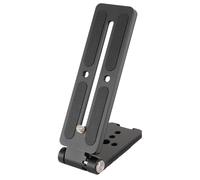 MUNEFE Placa de liberación rápida en Forma, cámara de Soporte en Forma de L, Placa de cámara de Soporte L para cámaras DSLR fotografía
