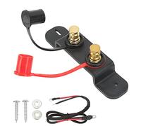MUNEFE Remote Battery Terminal Kit, Battery Jump Post Terminals, Battery Jump Post Kit with 4 Gauge Cable for UTV ATV Car Truck RV Tractor Boat