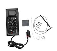 MUNEFE Sintonizador Digital Ecualizador, Pastilla De 4 Bandas, Pastillas De Guitarra Acústica, Adecuado para Conexión A Amplificadores, Mezcladores O Interfaces De Audio