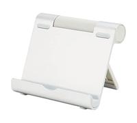 MUNEFE Soporte Giratorio para teléfono de 180 Grados, Soporte de Escritorio portátil Ajustable, Soporte para Tableta portátil para Oficina (Carga de 5 kg) (Plata)