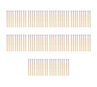 MUNEFE Spring Test Pogo Pin, Concave Head Type Pogo Pin, Pogo Pin Flat Head for Equipment Testing, Pcb Parameter Testing (100pcs)