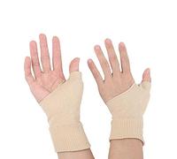 Muñequera-1 Par Túnel Carpiano Envoltura de Soporte de Compresión de Mano Para Hombres Mujeres Tendinitis Bolos Lesiones Deportivas Alivio Del Dolor Para la Abrazadera Del Pulgar -Amarillo L