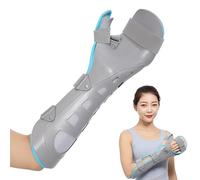 Muñequera ajustable, férula de compresión para brazo, protección de 360° y acolchado suave, carcasa de inyección de PE y férula ergonómica, para aliviar el dolor y favorecer la recuperación (der