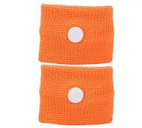 Muñequera Antináuseas, Muñequera contra el Mareo por Movimiento de Viaje Reduce las Náuseas Muñequera para Aliviar las Náuseas Portátil Reutilizable para Viajes Y Mareo por Movimiento(naranja)