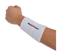 Muñequera Black Crown Long Blanco White